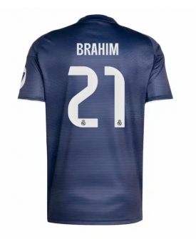 Real Madrid Brahim Diaz #21 Maglia Gara Trasferta Repliche 2025-26 Maniche Corte